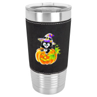 Halloween Cartoon Leatherette Tumbler | Artistshot