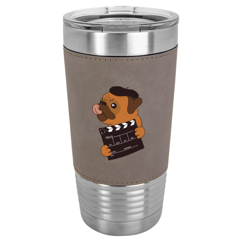 Pug Director Leatherette Tumbler | Artistshot