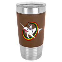 Narwhal Rainbow Funny Circus Leatherette Tumbler | Artistshot