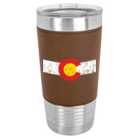 Vintage Colorado Flag Leatherette Tumbler | Artistshot