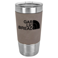 Gar Lic Bread Black Leatherette Tumbler | Artistshot