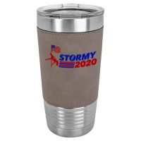 Stormy 2020   Stormy Daniels Anti Trump Leatherette Tumbler | Artistshot