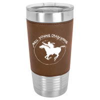 Neil Young Crazy Horse Leatherette Tumbler | Artistshot