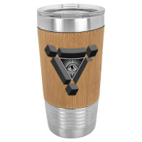 3d Freemasonry Illuminati Eye Of Providence Leatherette Tumbler | Artistshot