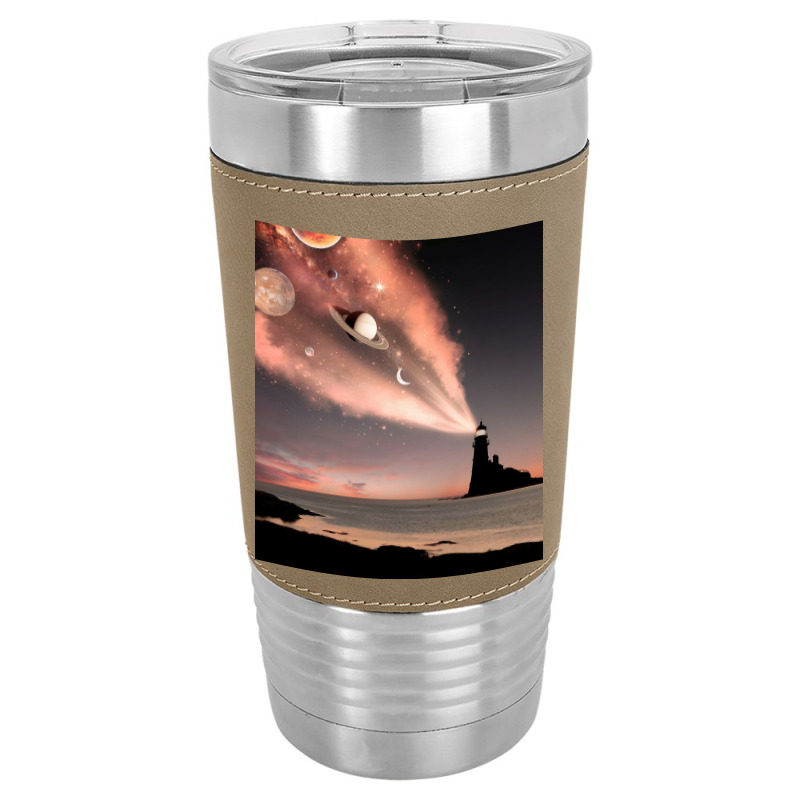 Lighthouse Light Leatherette Tumbler | Artistshot