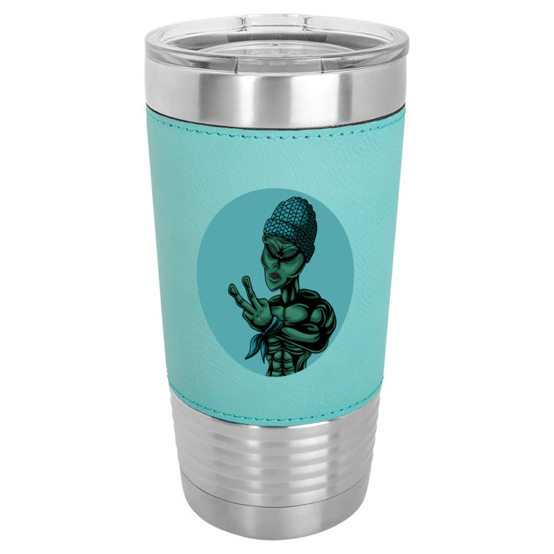 Alien Rap Funny Leatherette Tumbler | Artistshot