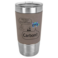 Carbon A Girl's Best Future Friend Leatherette Tumbler | Artistshot