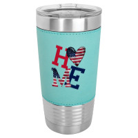 American Flag Home Leatherette Tumbler | Artistshot