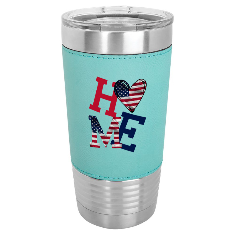 American Flag Home Leatherette Tumbler | Artistshot