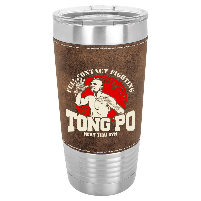 New Tong Po Muay Thai Fighter Villain Kickboxer Van Damme Movie Slim F Leatherette Tumbler | Artistshot