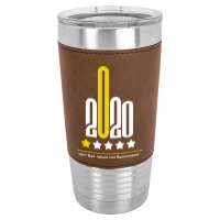 Funny Review 2020 - 1 Star Rating - Very Bad Would Not Recommend Leatherette Tumbler | Artistshot