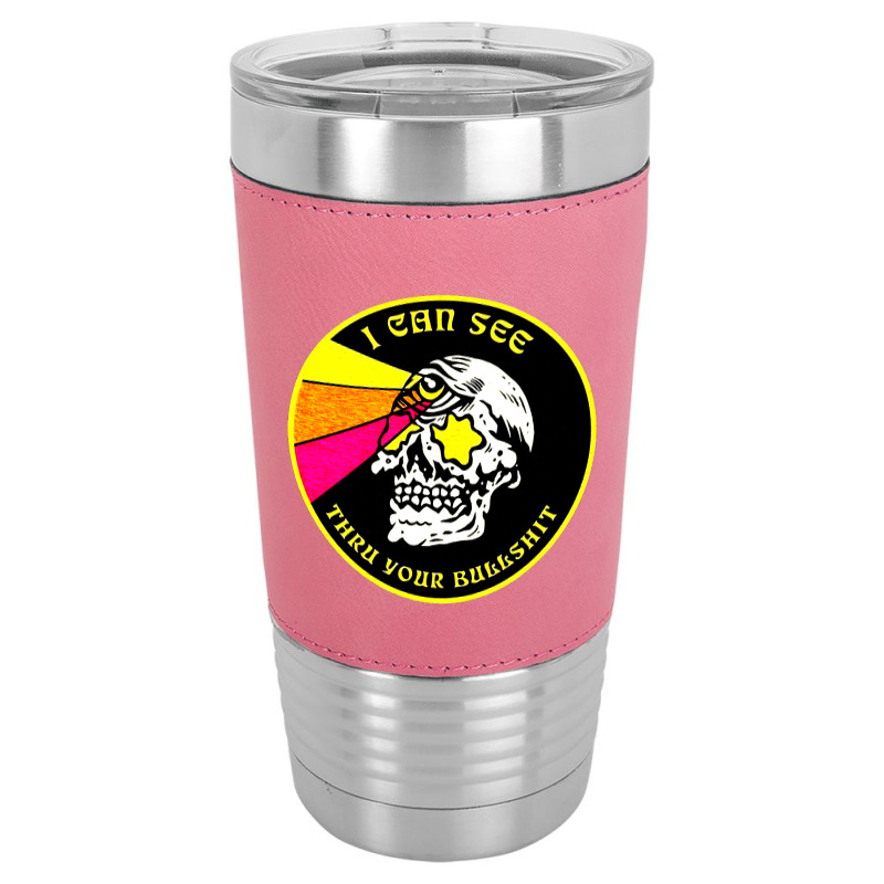 Skull Pop Art Leatherette Tumbler by zig street | Artistshot