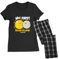 My First Solar Eclipse Women's Pajamas Set | Artistshot