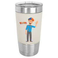 Blippi Blippi Kids Cartoon Blippi T Shirt Leatherette Tumbler | Artistshot