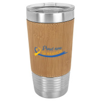 Proud Mom Of A T21 Warrior Leatherette Tumbler | Artistshot