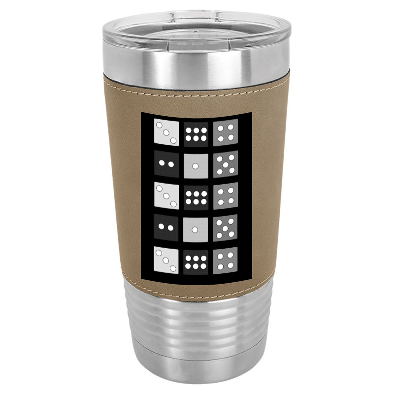 Box Pattern Black Leatherette Tumbler by FlyingBird | Artistshot