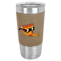 Pizza Steve Cool Cartoon Leatherette Tumbler | Artistshot