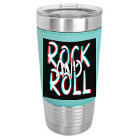 Rock And Roll Leatherette Tumbler | Artistshot