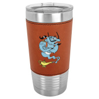 Alaaddin's Magic Lamp Blue Genie Leatherette Tumbler | Artistshot