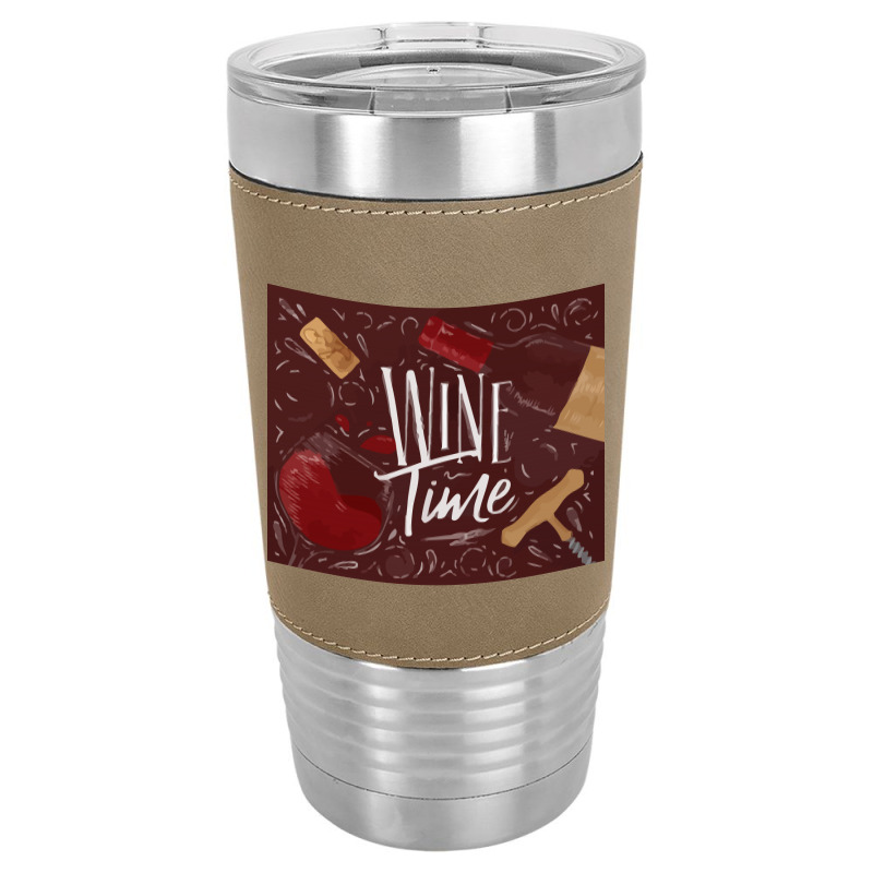 Drinks Illustration Art Vintage Leatherette Tumbler | Artistshot