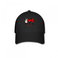 Peace Love Cure Hemophilia Awareness T Shirt Baseball Cap | Artistshot