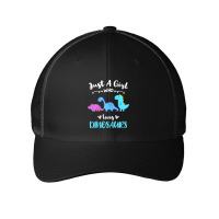 Just A Girl Who Loves Dinosaurs Mesh Cap | Artistshot