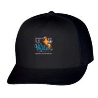 Kids Dreamworks Spirit Riding Free   Run Wild Kids T Shirt Trucker Cap | Artistshot