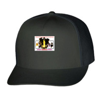 Music Retro Vampires Gift Men Trucker Cap | Artistshot