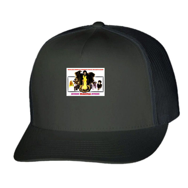 Music Retro Vampires Gift Men Trucker Cap by ArtistKelton | Artistshot