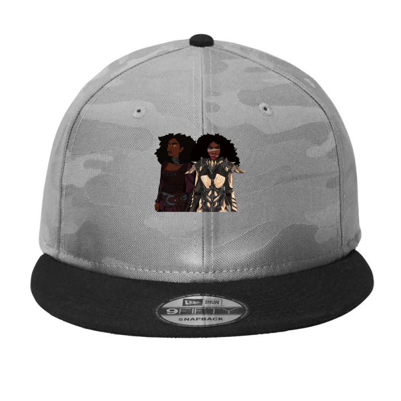 Graphic Picture Love Death Mens Funny Camo Snapback | Artistshot