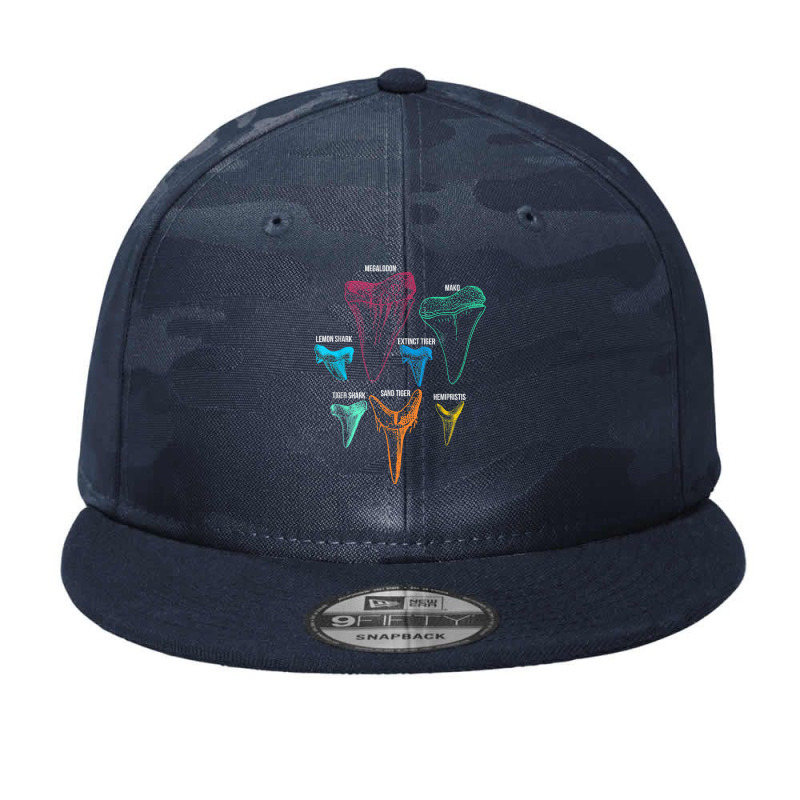 Shark Tooth Hunting Identity Key T Shirt Camo Snapback | Artistshot