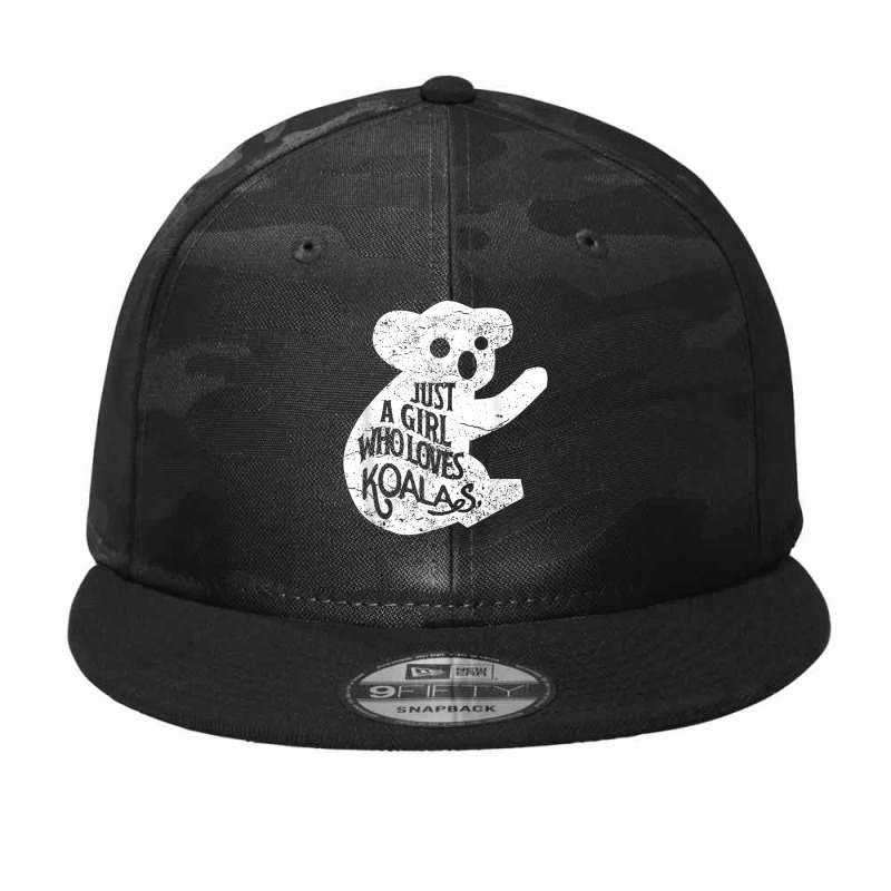 Just A Girl Who Loves Koalas Funny  Australian Koala Camo Snapback by Juan-Design | Artistshot