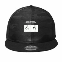 Copper And Tellurium   I Am Cute T Shirt Camo Snapback | Artistshot