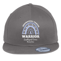 Rainbow Warrior Esophageal Cancer Awareness Flat Bill Snapback Cap | Artistshot