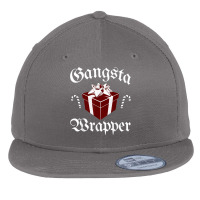 Gangsta Wrapper Funny Holiday Christmas Gift Rapper Shirt Flat Bill Snapback Cap | Artistshot