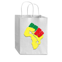 Black History Pan African Flag Colors Resist Fist Cub Paper Bag - 8 X 4 1/2 X 10 1/4 | Artistshot