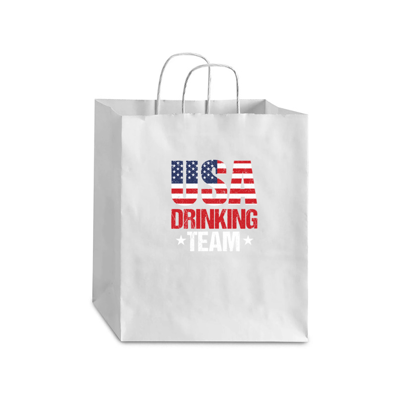 Bachelor Party Usa Drinking Team Beer Party Wear Gift Debie Paper Bag - 10 X 5 X 13 | Artistshot