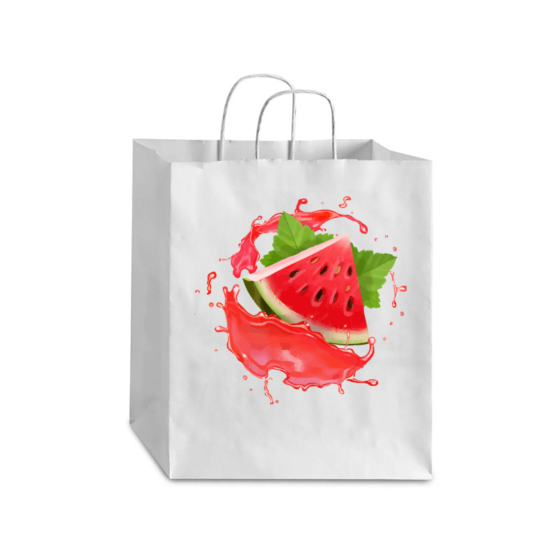 Watermelon  Shirt Watermelon Fruits Who Loves Juicy Watermelons   2150 Debie Paper Bag - 10 X 5 X 13 | Artistshot