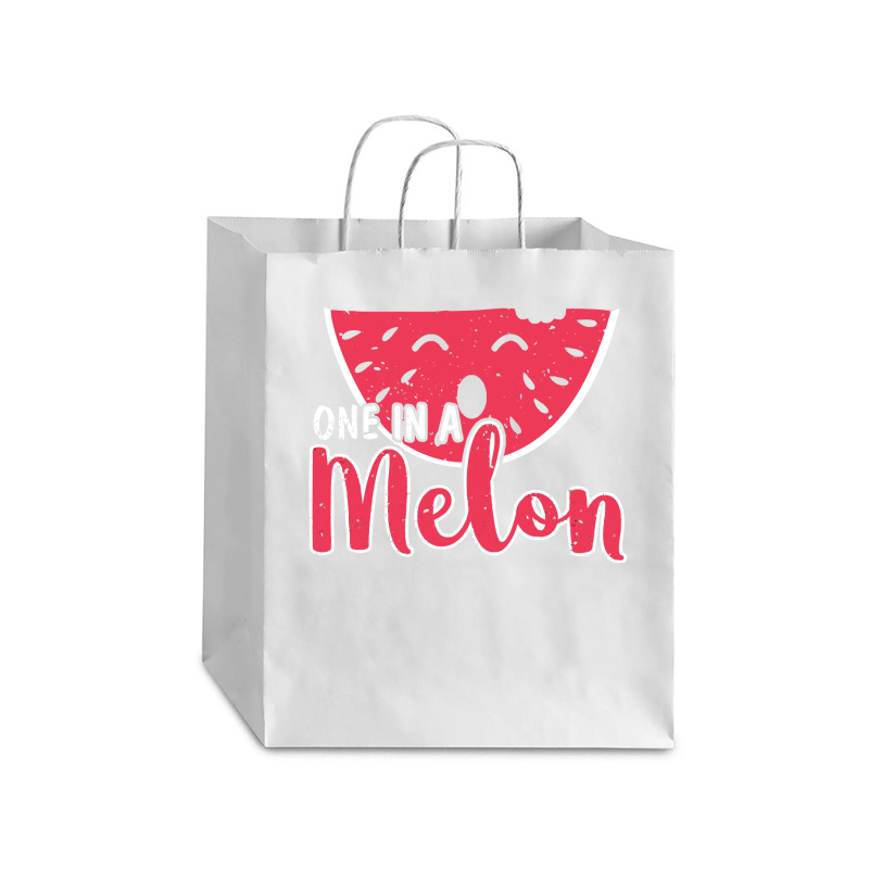 Watermelon  Shirt Watermelon One In A Melon   2171 Debie Paper Bag - 10 X 5 X 13 | Artistshot