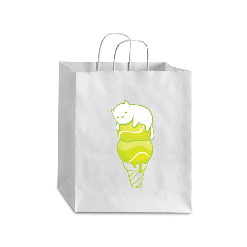 Tennis Ice Cream! Debie Paper Bag - 10 X 5 X 13 | Artistshot