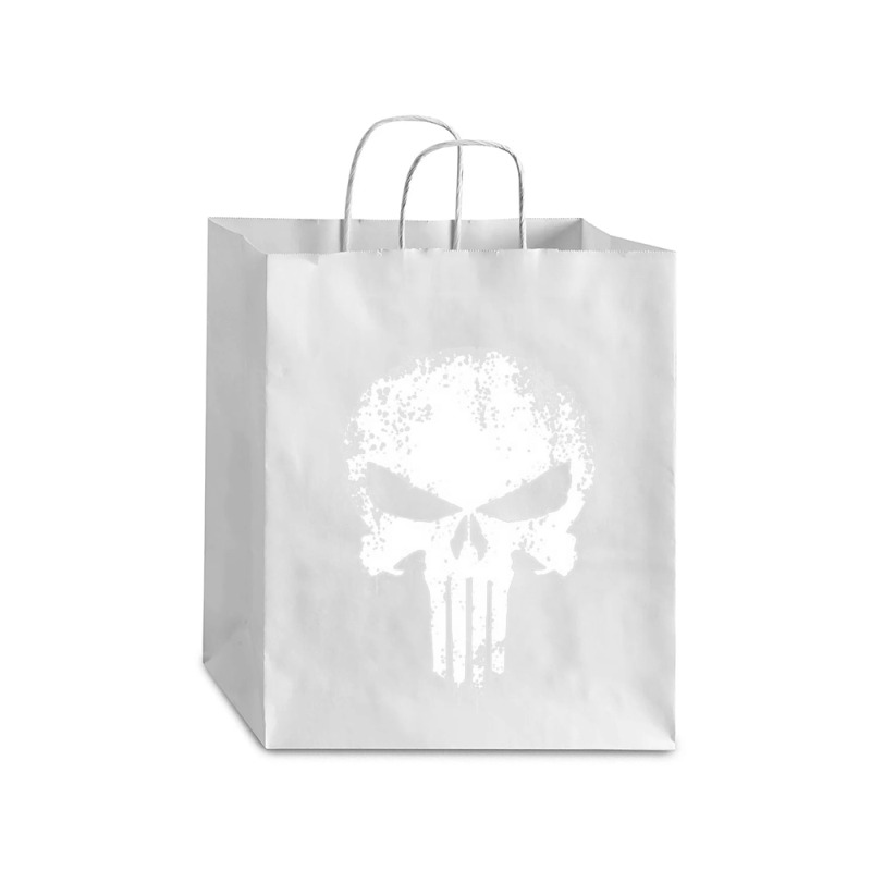 The Scary Ghost Cartoon Debie Paper Bag - 10 X 5 X 13 | Artistshot