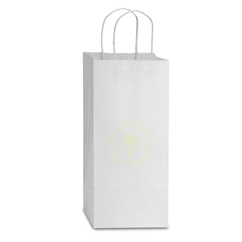 Dirt  Object, Refuse, Reject, Abuse Premium Double Wine Paper Bag - 6 1/2 X 3 1/2 X 12 3/8 | Artistshot