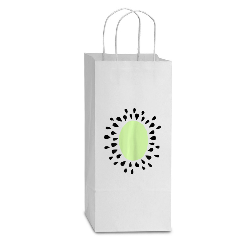 Cute Kiwi Costume Halloween Cute Fruit Double Wine Paper Bag - 6 1/2 X 3 1/2 X 12 3/8 | Artistshot