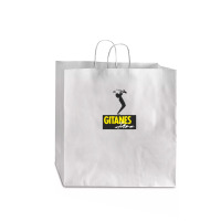 Cool Gitanes Jazz Design Jumbo Paper Bag - 18 X 7 X 18 3/4 | Artistshot