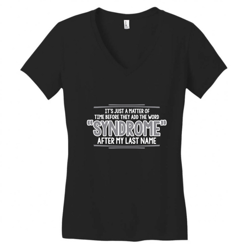 It's Just A Matter Of Time Before They Add The Word Women's V-Neck T-Shirt by nur456 | Artistshot