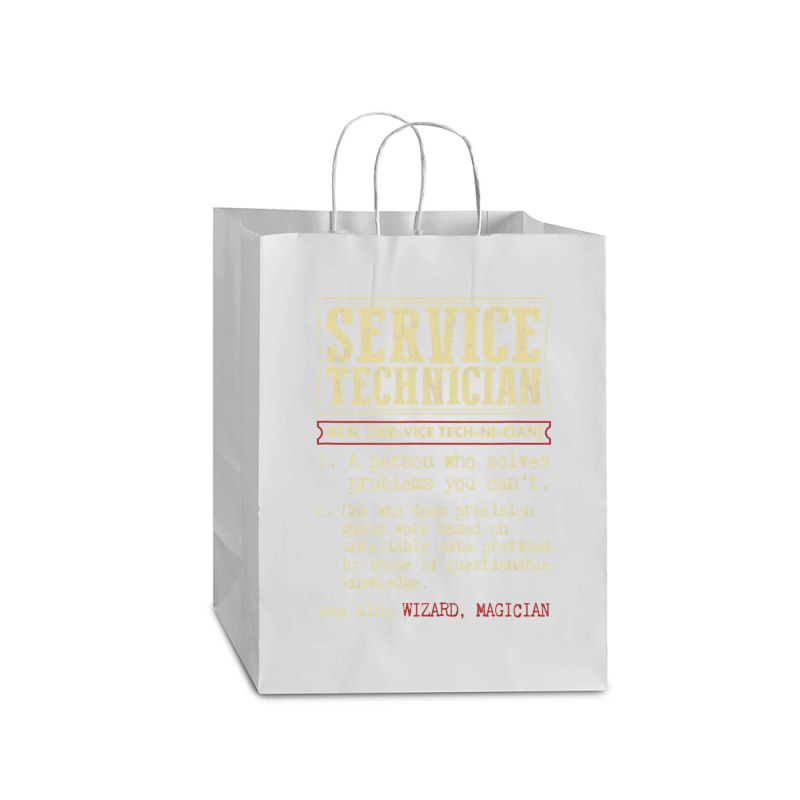 Service Technician Dictionary Term Mart Paper Bag -13 X 7 X 17 | Artistshot