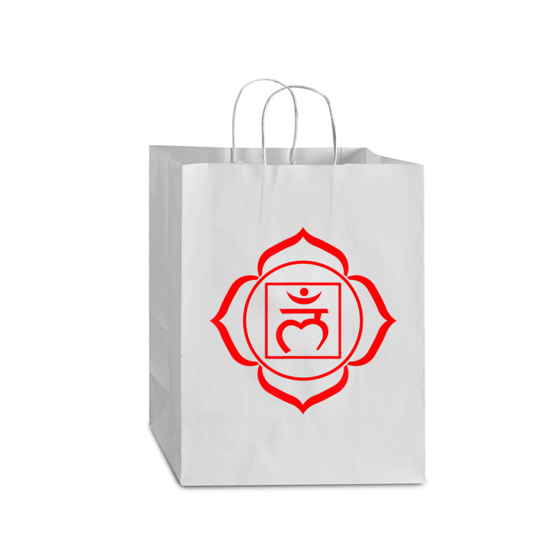 Root Chakra Symbol Red Muladhara Yogi Yoga Mart Paper Bag -13 X 7 X 17 | Artistshot