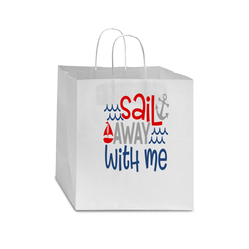 Sail Away With Me Star Paper Bag - 13 X 7 X 13 | Artistshot