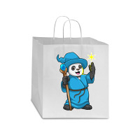 C:\users\dell\desktop\l2\chung 7\panda Types Panda As Wizard With Magi Star Paper Bag - 13 X 7 X 13 | Artistshot