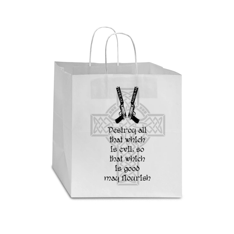 C:\users\dell\desktop\l2\chung 7\veritas Aequitas Saints Veritas Aequi Star Paper Bag - 13 X 7 X 13 | Artistshot